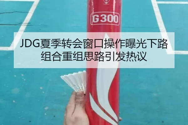 JDG夏季转会窗口操作曝光下路组合重组思路引发热议
